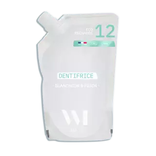 WhatMatters Dentifrice blancheur menthe glaciale - Recharge 180ml