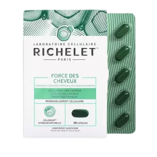 Force des cheveux de Richelet - Force et vitalité - 30 capsules