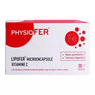 PhysioFer adultes Immubio - Système immunitaire - 30 gélules