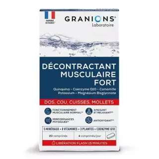 Décontractant musculaire fort de Granions - 20 comprimés