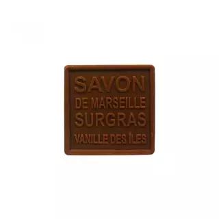 Savon de Marseille surgras à la vanille des îles MKL - Odeur douce - 100g