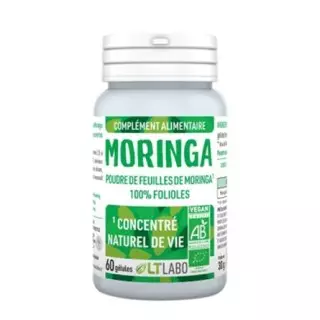 Moringa pure Bio LT Labo - Concentré naturel de vie - 60 gélules