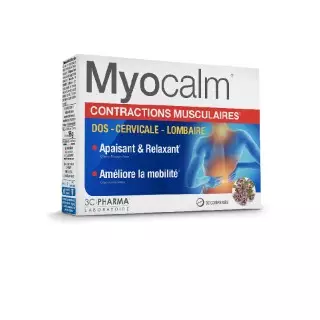 3C Pharma Myocalm Contractions Musculaires 30 Comprimés