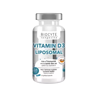 Biocyte Longevity Vitamine D3 Liposomal - 90 gélules