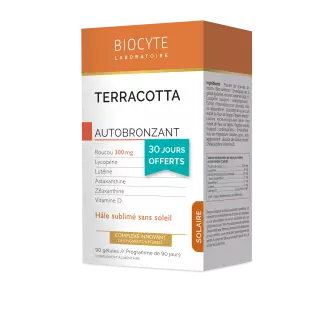 Biocyte Terracotta Cocktail autobronzant - Lot de 3 x 30 comprimés