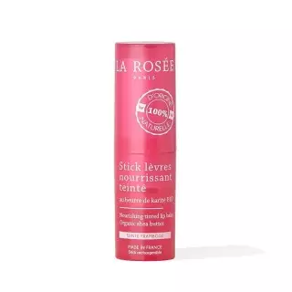 Stick lèvres nourrissant teinté framboise La Rosée - Rechargeable - 4,5g