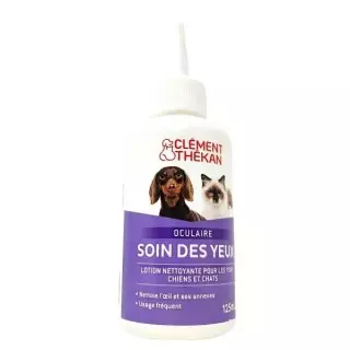 Lotion nettoyante oculaire chat et chien Clément Thékan - 125ml