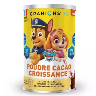 Poudre cacao croissance Pat' Patrouille Granions - 300g