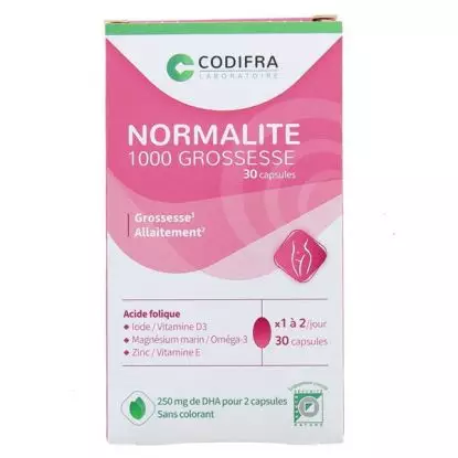 Codifra Normalite 1000 grossesse - 30 capsules