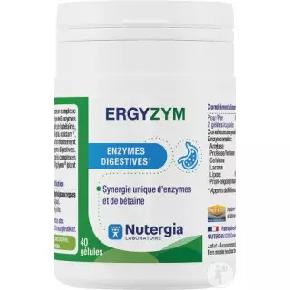Nutergia Ergyzym - 40 gélules