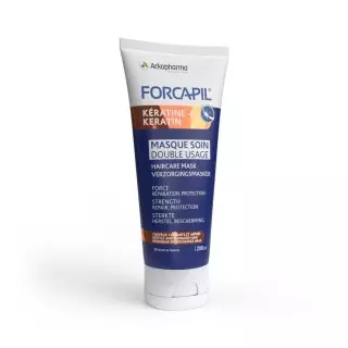 Arkopharma Forcapil Kératine+ Masque soin double usage - 200ml