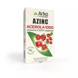 Arkopharma Azinc Acérola 1000 - 30 comprimés à croquer