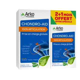 Arkopharma Chondro-Aid 100% Articulation - 120 gélules + 60 gélules Offertes