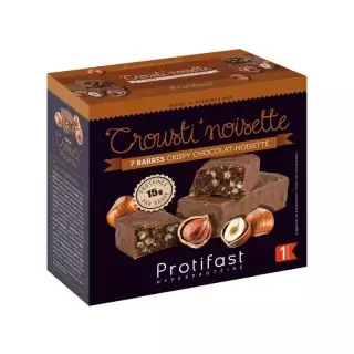 Barres Crousti'Noisette de Protifast - 7 barres