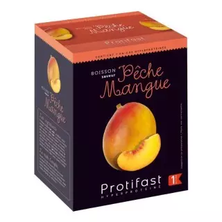 Boisson hyperprotéinée Pêche-Mangue Protifast - 7 sachets x 24 g