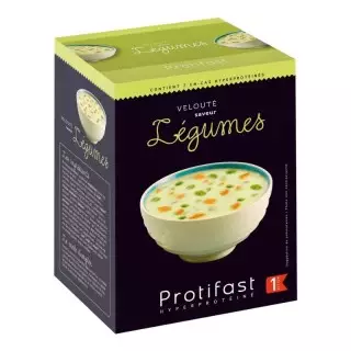 Velouté hyperprotéiné aux légumes Protifast - 7 sachets de 24 g