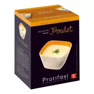 Velouté hyperprotéiné saveur poulet Protifast - 7 sachets de 24 g