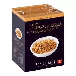 Noix de soja Bio grillées et salées saveur barbecue fumé Protifast - 7 x 30 g