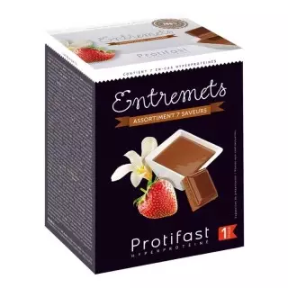 Assortiment découverte d'entremets Protifast - 7 sachets panachés