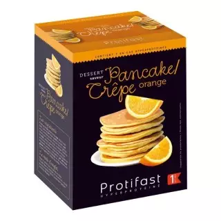 Crêpe arôme orange de Protifast - 7 sachets x 28 g