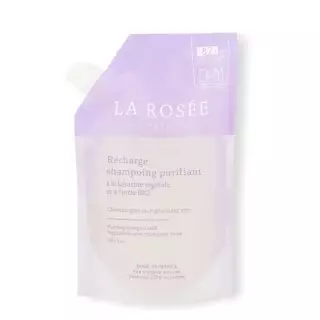 Shampoing purifiant kératine végétale & ortie Bio La Rosée - Recharge 400ml