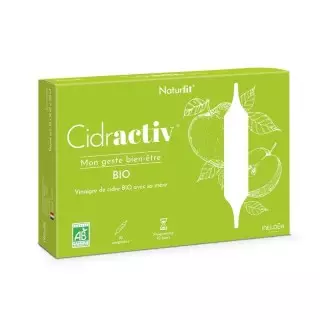 Cidractiv Bio Naturfit Ineldea - Geste bien-être - 10 ampoules