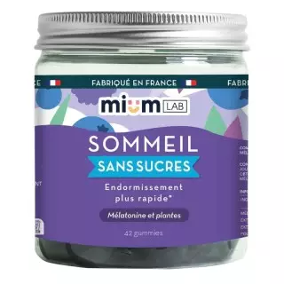 Gummies sommeil sans sucres Mium Lab - Endormissement - 42 gummies