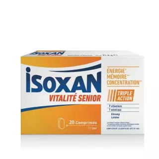 Vitalité Senior Isoxan - Vitamines et minéraux - 20 comprimés