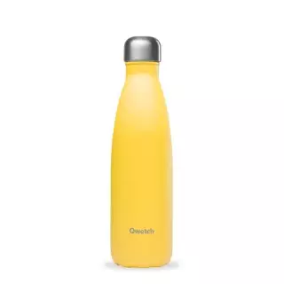 Bouteille isotherme jaune Originals Pop Qwetch - 500ml