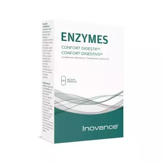 Enzymes confort digestif Inovance - Confort digestif - 20 gélules