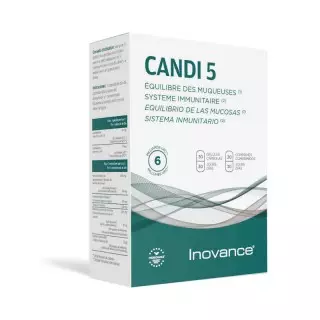 Candi 5 Inovance - Équilibre des muqueuses - 30 gélules + 30 comprimés