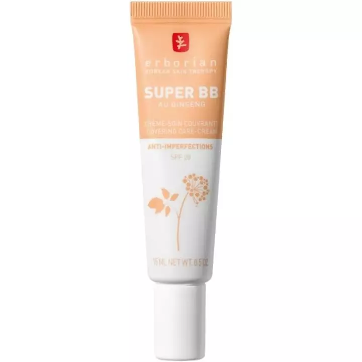 Super BB Crème au Ginseng SPF20 Erborian - Teinte doré - 15ml