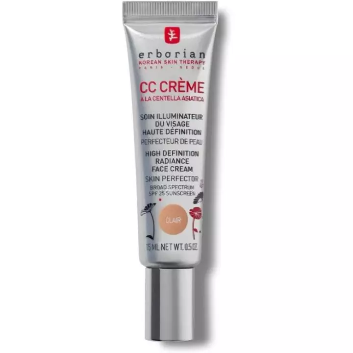 CC Crème à la Centella Asiatica SPF25 Erborian - Teinte claire - 15ml