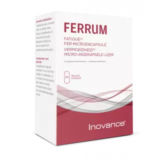 Ferrum Inovance - Réduction de la fatigue - 60 gélules