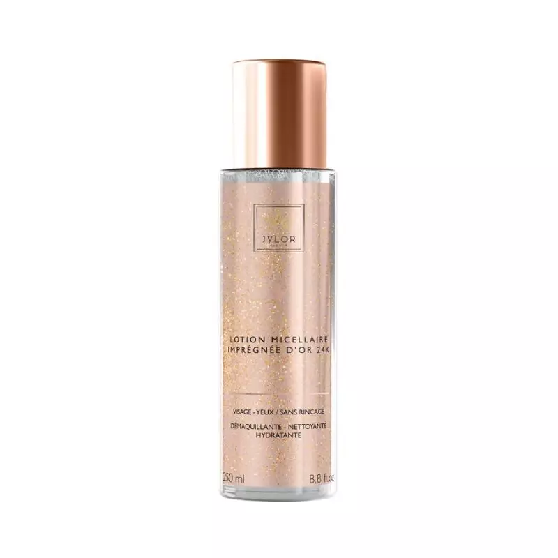 Lotion micellaire Or 24K Jylor Beauty - Démaquille efficacement - 250ml