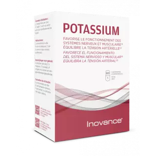 Potassium Inovance - Réduction de la fatigue - 60 comprimés