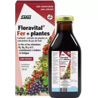 Floradix Fer + Plantes Salus - Défenses naturelles - 250ml