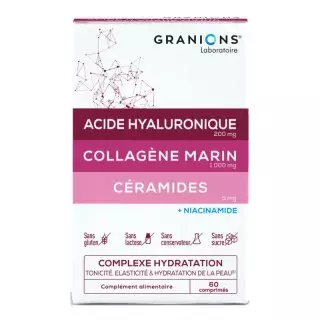 Complexe Hydratation de la peau Granions - 60 comprimés