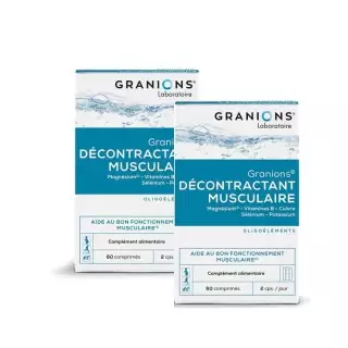 Décontractant musculaire de Granions - 2 x 60 comprimés