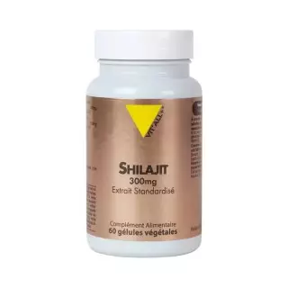 Shilajit 300mg Vit'all+ - Forme et Vitalité - 60 gélules