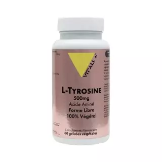 L-Tyrosine 500mg Vit'all+ - Acide aminé - 60 gélules