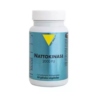 Nattokinase 2000 FU Vit'all+ - Santé cardiovasculaire - 60 gélules