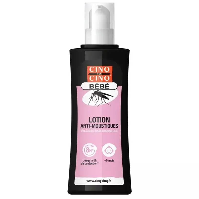 Lotion anti-moustiques bébé de Cinq sur cinq - Dès la naissance - 100ml