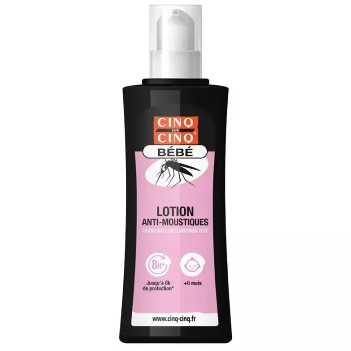 Lotion anti-moustiques bébé de Cinq sur cinq - Dès la naissance - 100ml