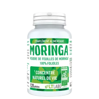 Moringa pure Bio LT Labo - Concentré naturel de vie - 120 gélules