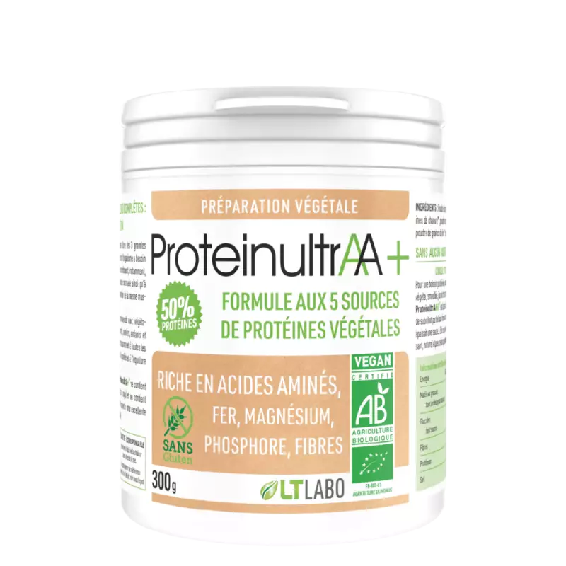 ProteinultrAA + Bio LT Labo - Énergie & Vitalité - 300g