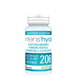 Intens’hyal 200mg LT Labo - Régénérant cellulaire intense - 60 capsules