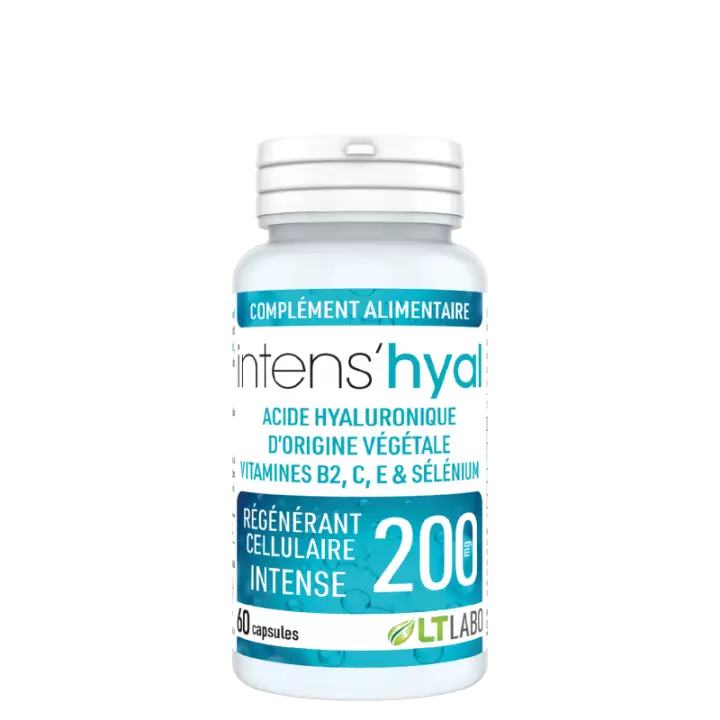 Intens’hyal 200mg LT Labo - Régénérant cellulaire intense - 60 capsules