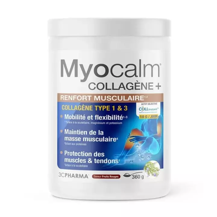 Myocalm Collagene+ 3C Pharma - Mobilité et flexibilité - 360g