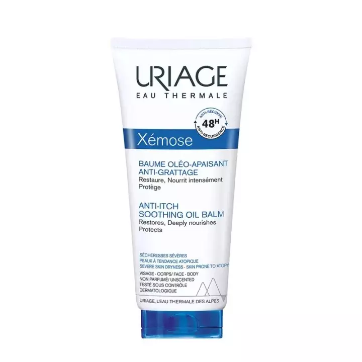 Baume oléo-apaisant anti-grattage Xémose Uriage - Visage et corps - 200ml